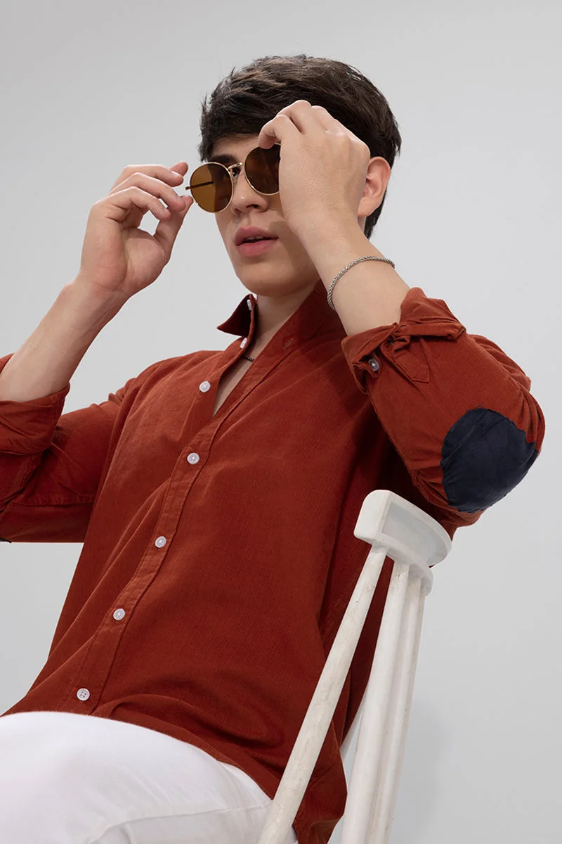 SNITCH Authentic Red Corduroy Shirt